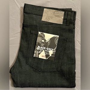 Naked & Famous - Black x Grey Stretch Selvedge
Denim Jeans - SuperSkinny Guy 38